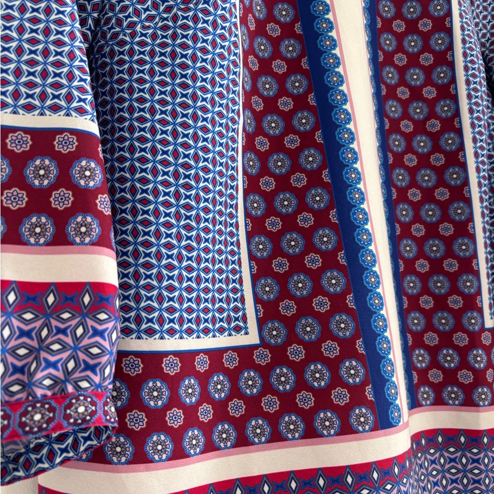 Talbots pattern blouse - Picture 2 of 4